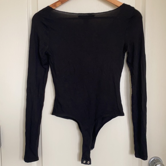Black cinched bodysuit - Picture 2 of 2